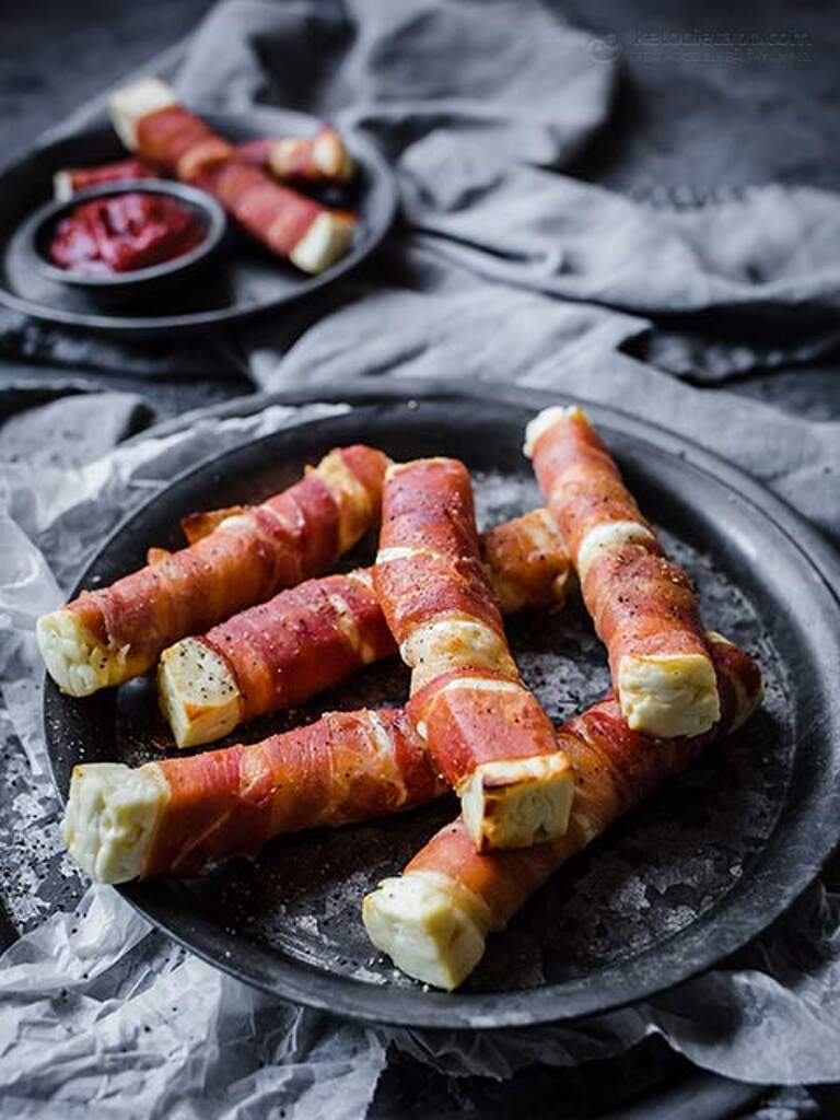 Prosciutto Wrapped Halloumi KetoDiet Blog