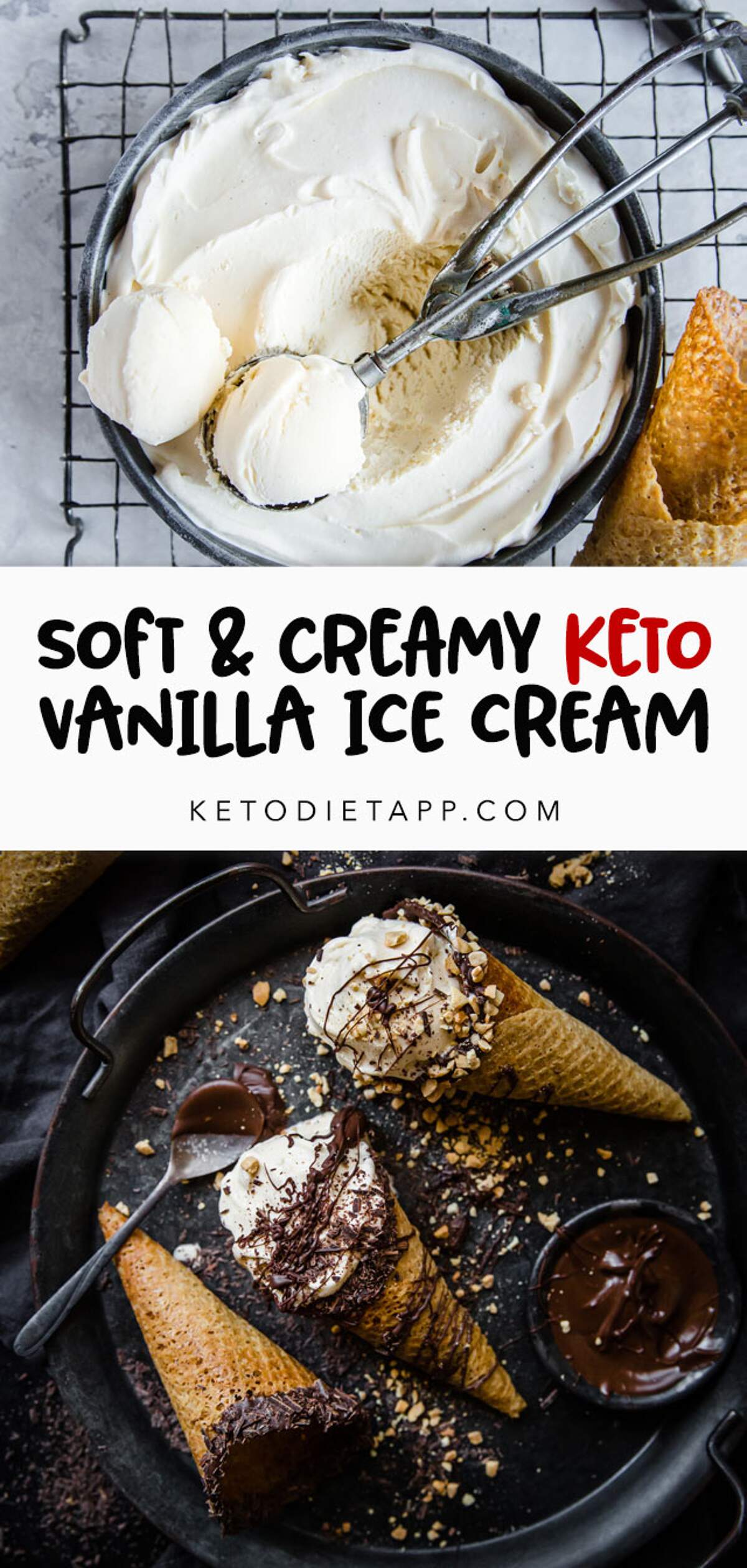 Soft & Creamy Keto Vanilla Ice Cream KetoDiet Blog