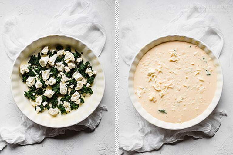 Keto Spinach & Feta Crustless Quiche KetoDiet Blog