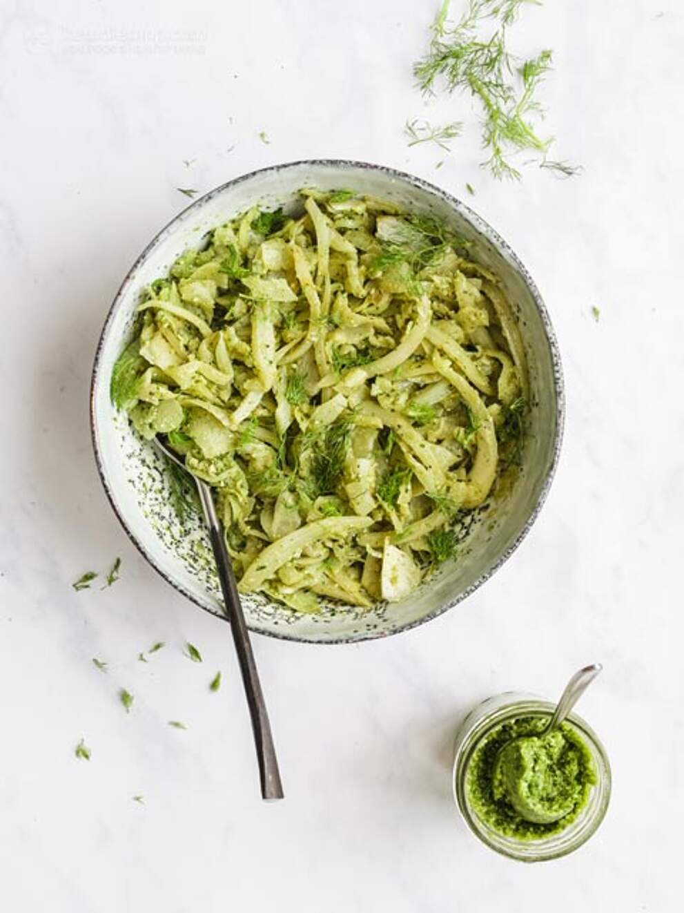 LowCarb Fennel Pesto Noodles KetoDiet Blog
