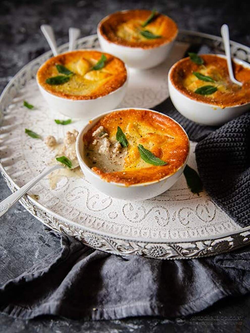 LowCarb Pork & Sage Pot Pie KetoDiet Blog