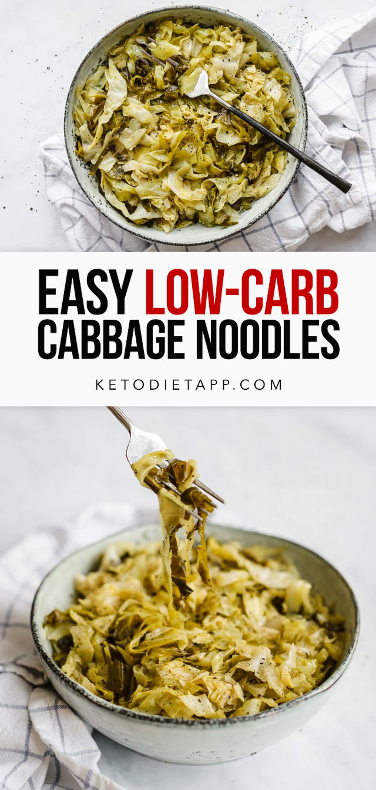 Easy Keto Cabbage Noodles KetoDiet Blog