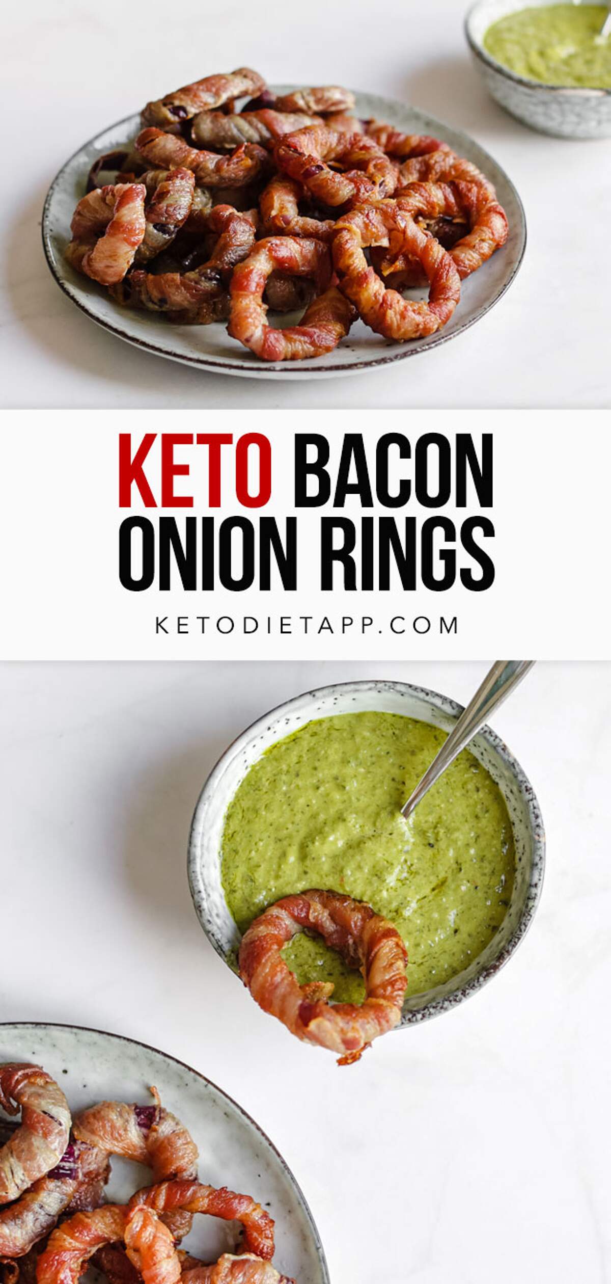 Easy Keto Bacon Onion Rings KetoDiet Blog