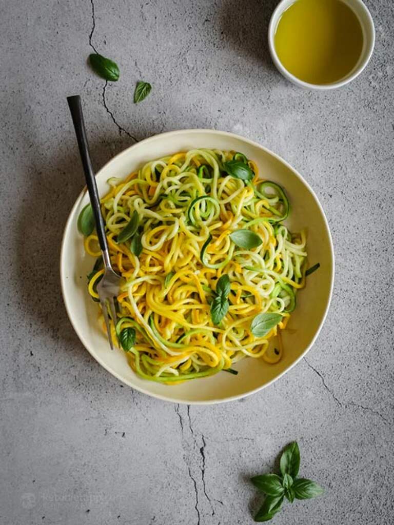 The Best Way To Cook Zucchini Noodles KetoDiet Blog