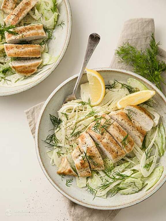 Easy Chicken, Fennel & Celery Salad KetoDiet Blog