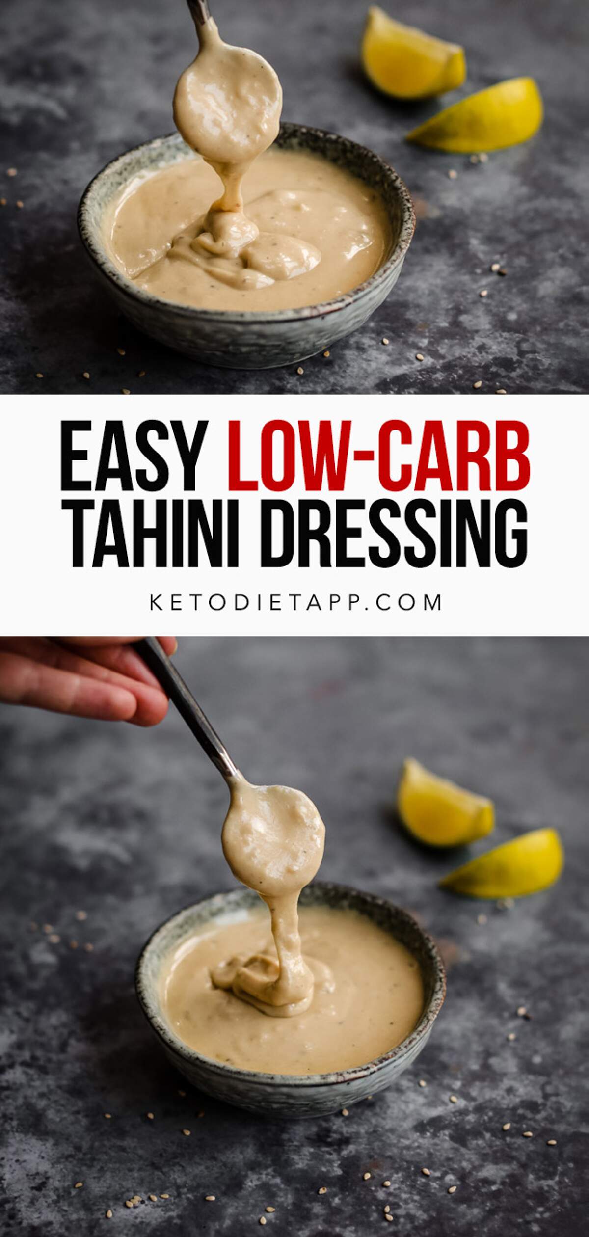 Easy Keto Tahini Dressing KetoDiet Blog