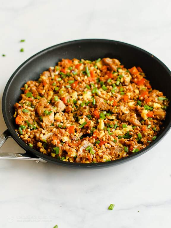 Keto Chicken Fried Rice KetoDiet Blog