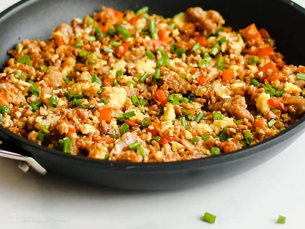 Keto Chicken Fried Rice KetoDiet Blog