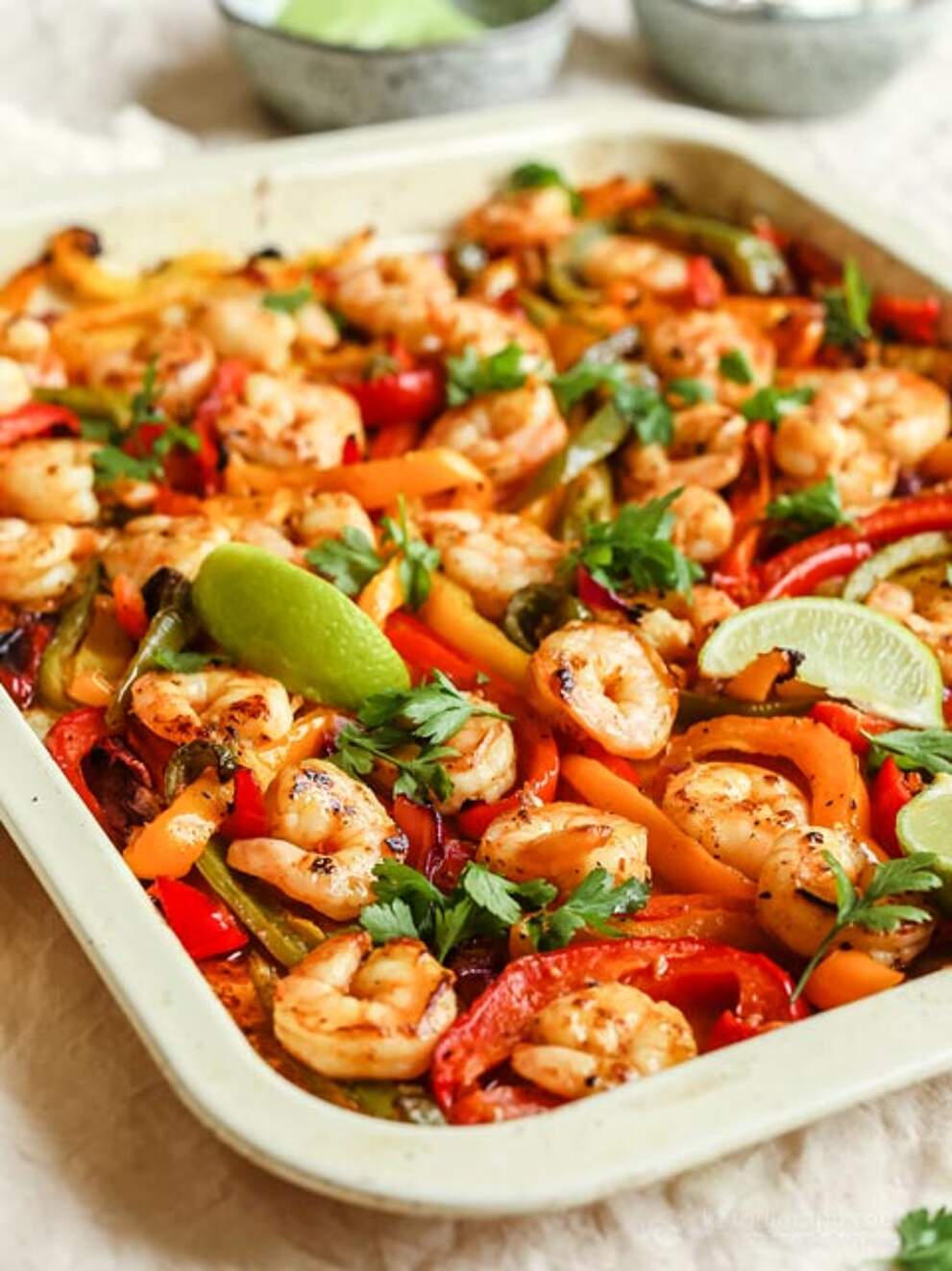 Keto Sheet Pan Shrimp Fajitas KetoDiet Blog