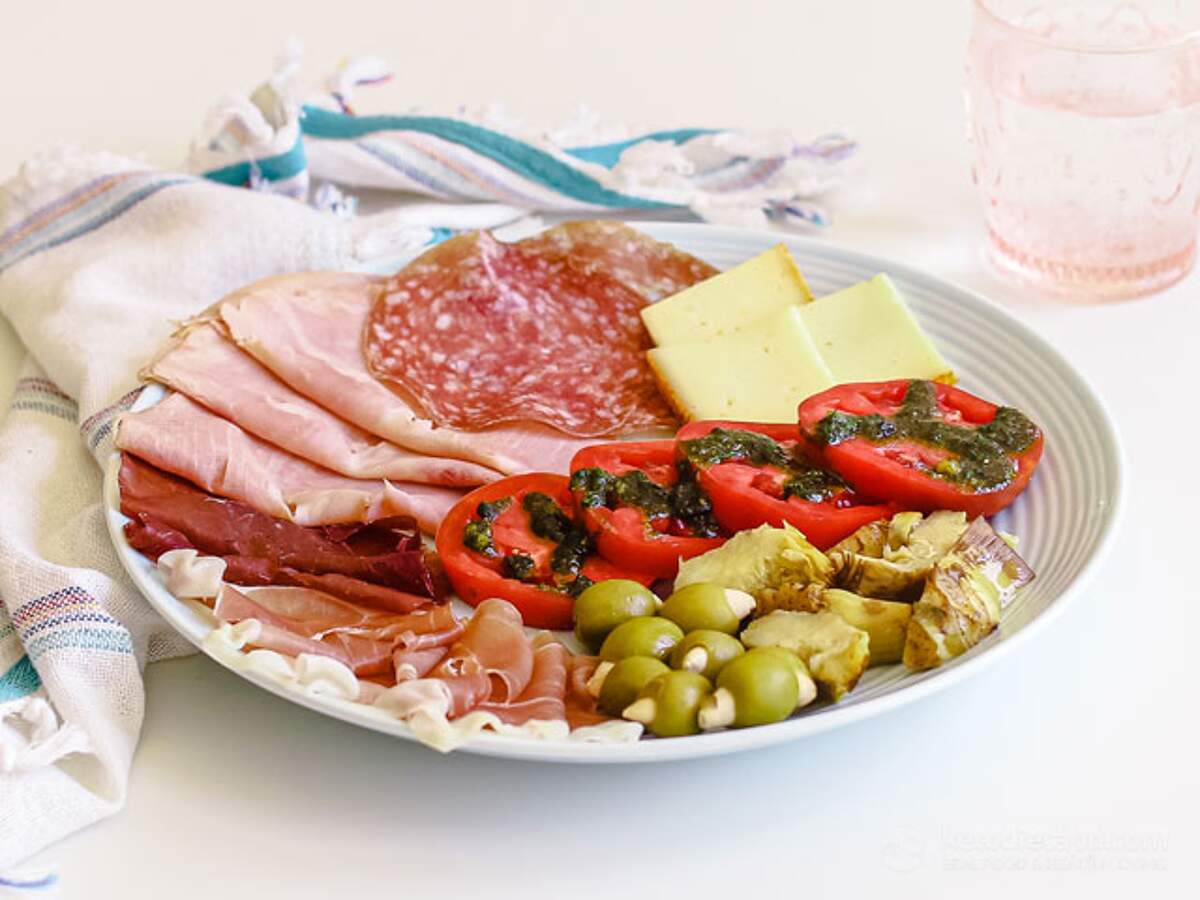 Keto Italian Antipasti Cold Plate KetoDiet Blog