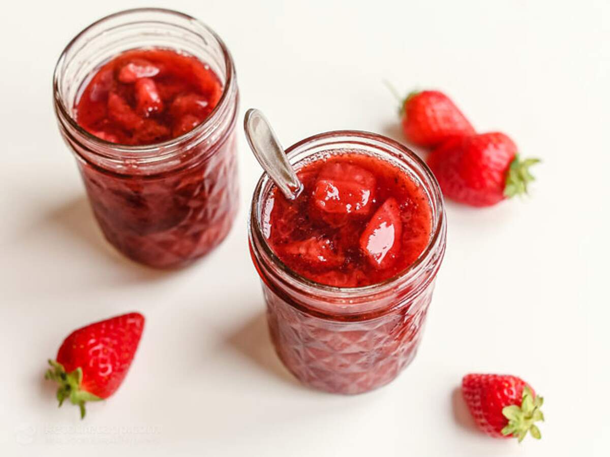 SugarFree Chunky Strawberry Jam KetoDiet Blog