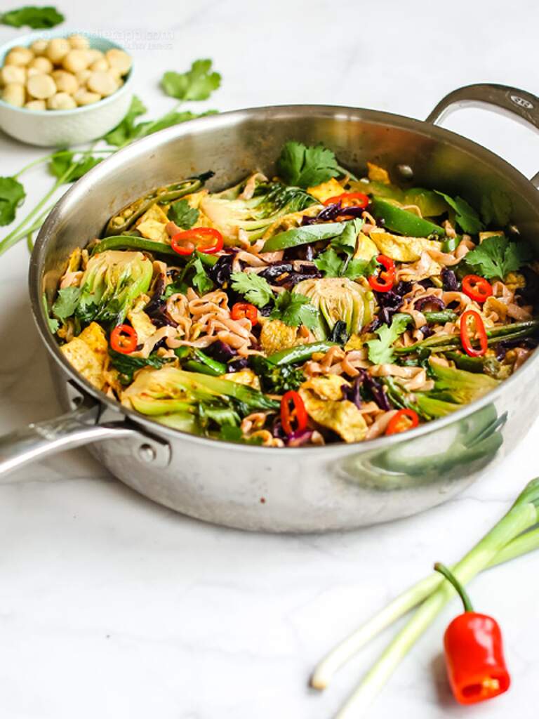 Asian Keto Vegetable & Noodle StirFry KetoDiet Blog