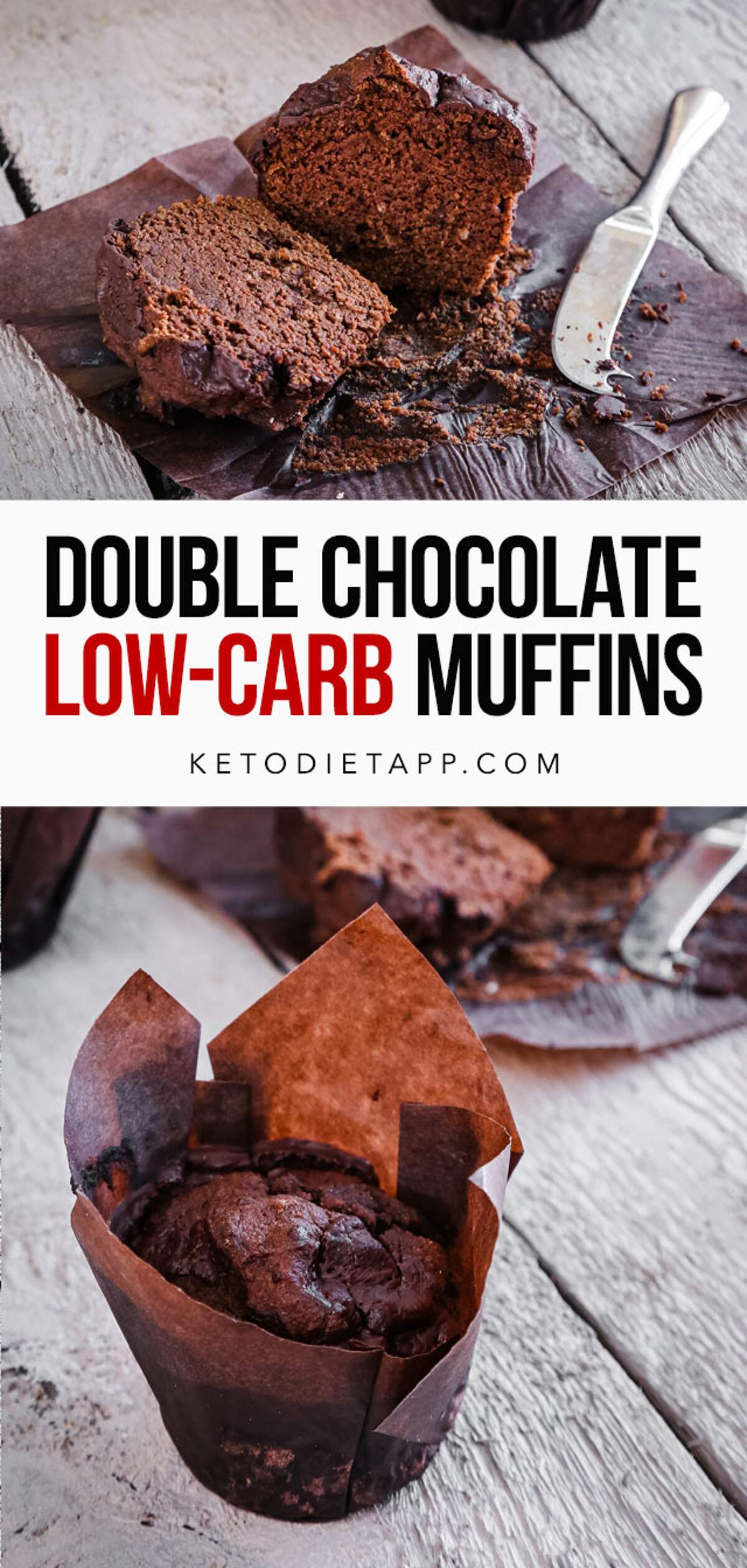 Keto Double Chocolate Muffins KetoDiet Blog
