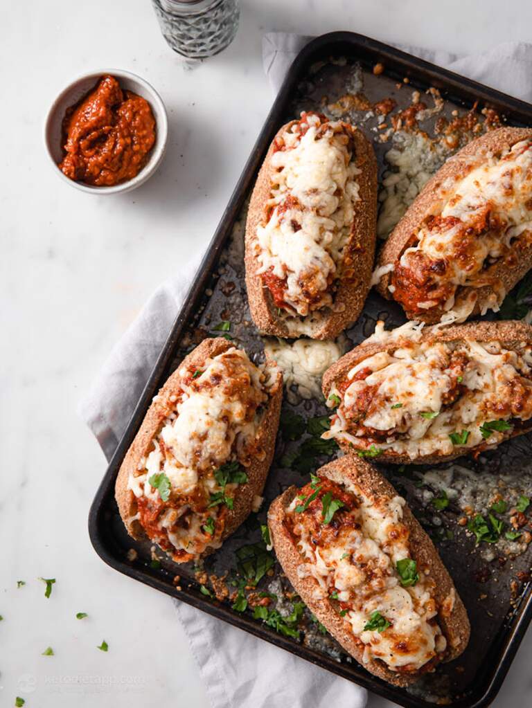 Keto Italian Meatball Subs KetoDiet Blog