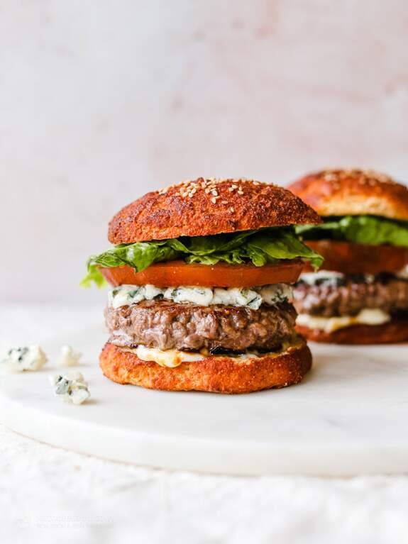 Keto Blue Cheese Burger KetoDiet Blog