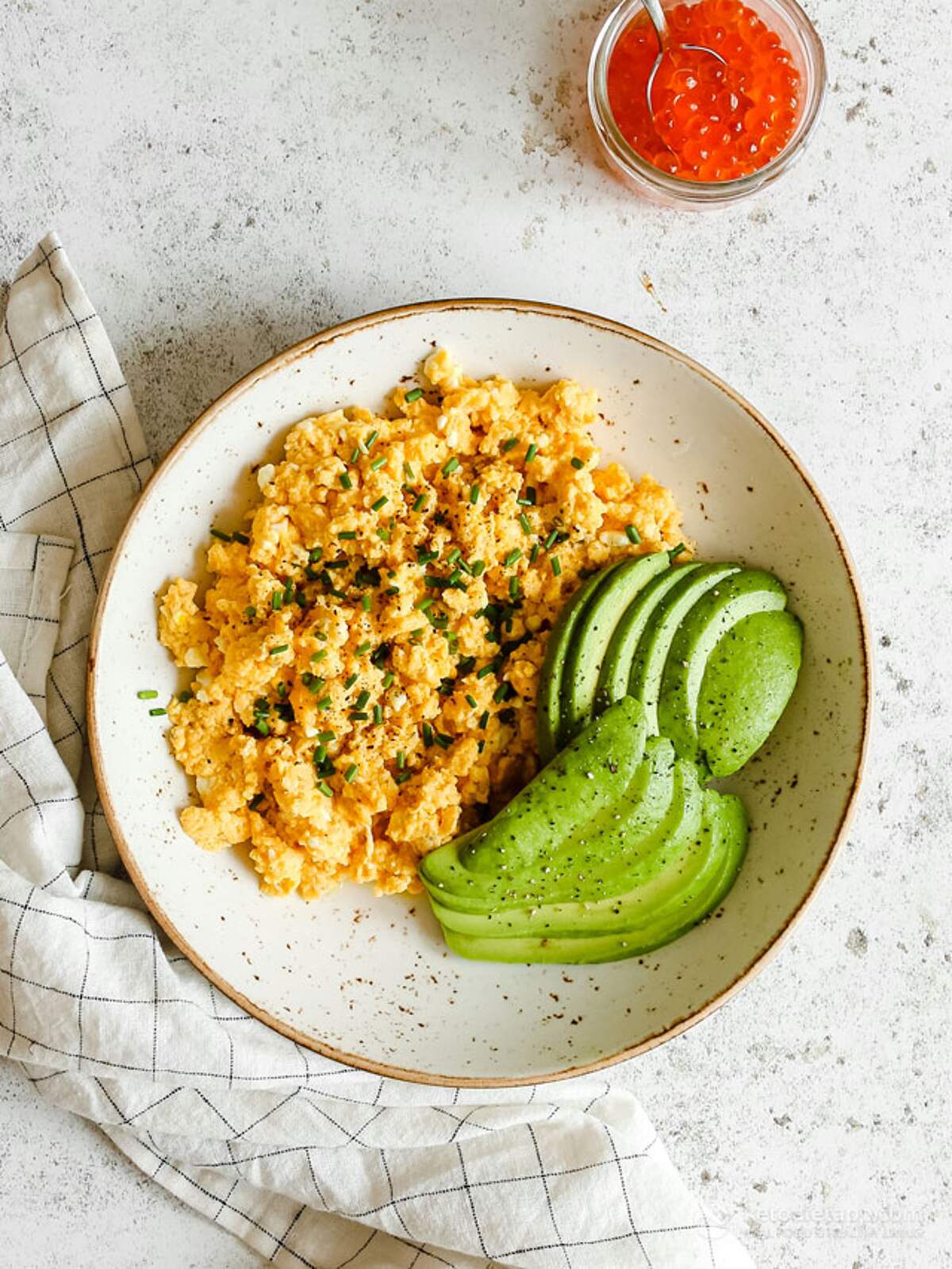 Fluffy Scrambled Eggs with Cottage Cheese KetoDiet Blog