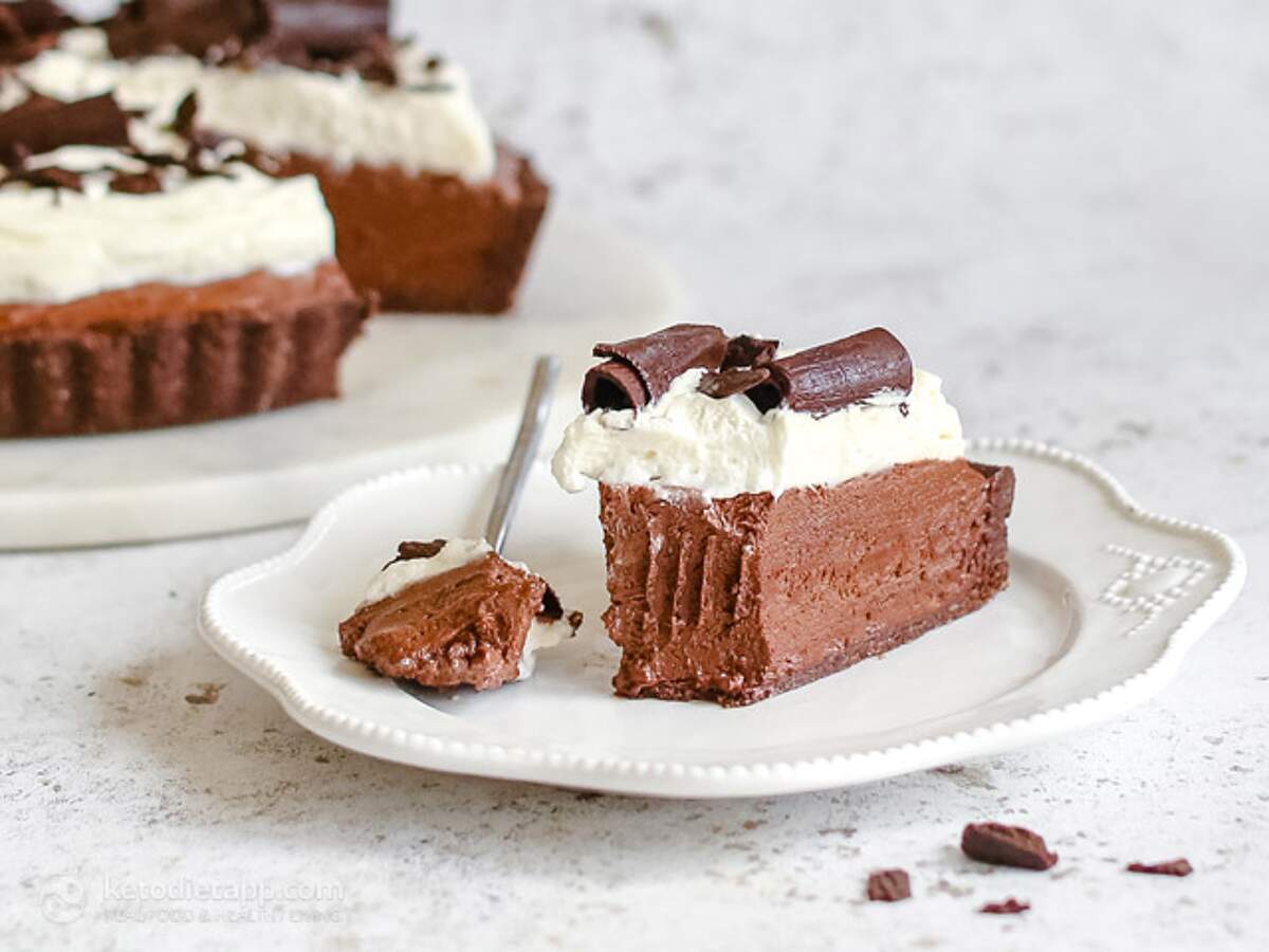LowCarb French Chocolate Silk Pie KetoDiet Blog