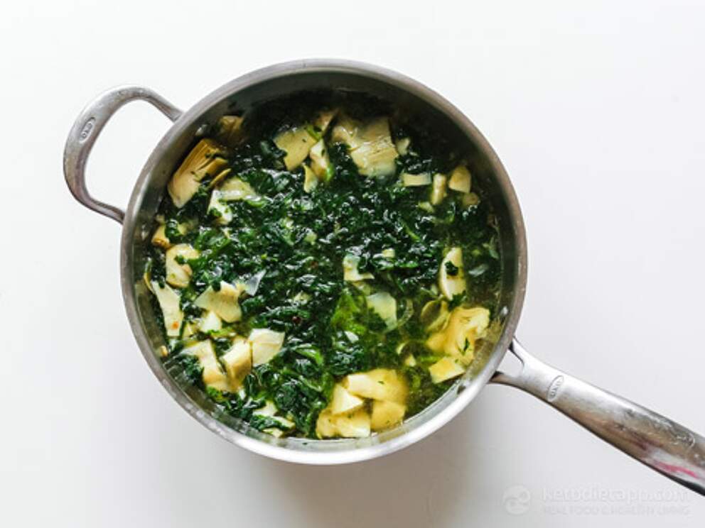 Creamy LowCarb Spinach & Artichoke Soup KetoDiet Blog