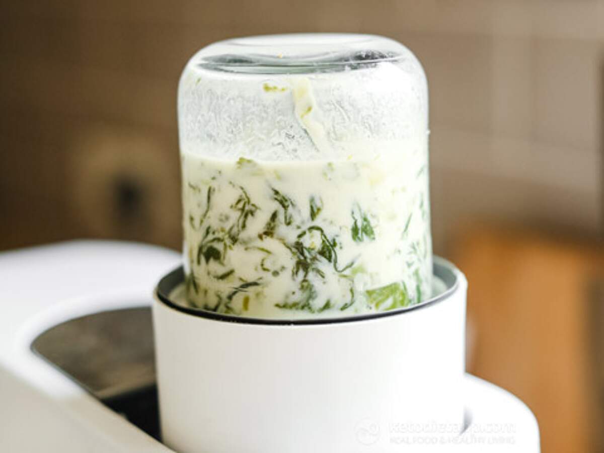 Creamy LowCarb Spinach & Artichoke Soup KetoDiet Blog