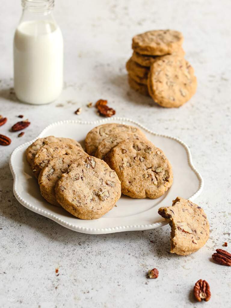 LowCarb Pecan Sandies KetoDiet Blog