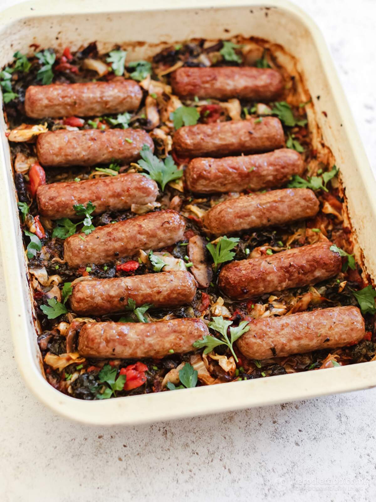 All Day Sausage Casserole KetoDiet Blog