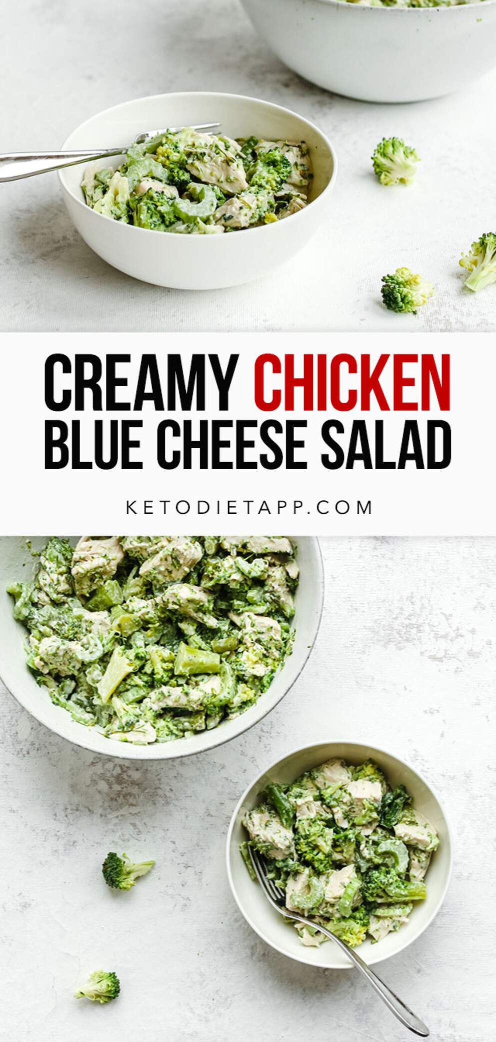 Creamy Chicken Blue Cheese Salad KetoDiet Blog