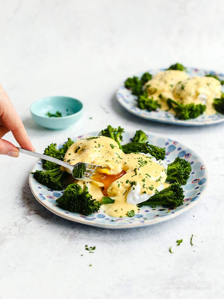 Keto Eggs Royale with Browned Butter Hollandaise KetoDiet Blog