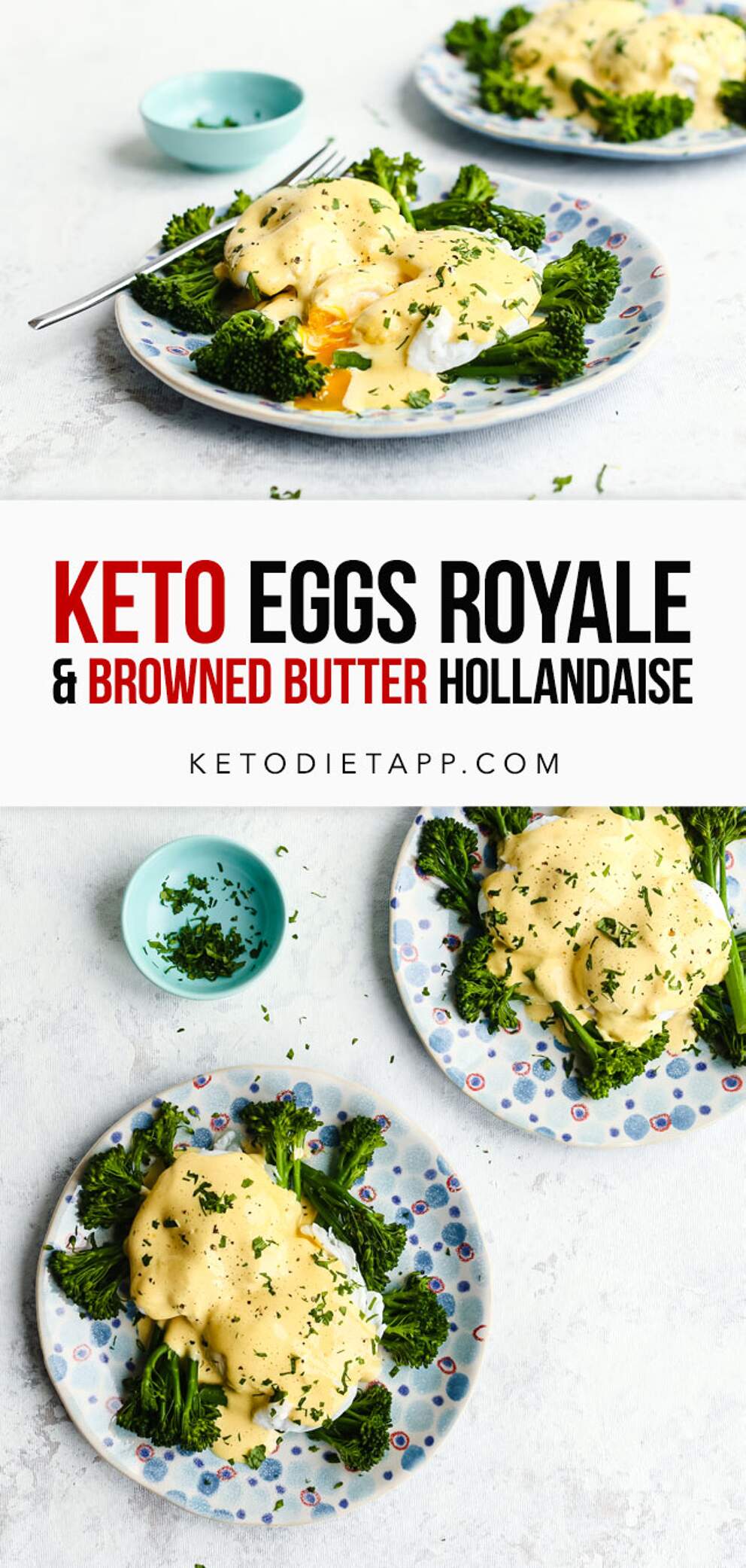 Keto Eggs Royale with Browned Butter Hollandaise KetoDiet Blog