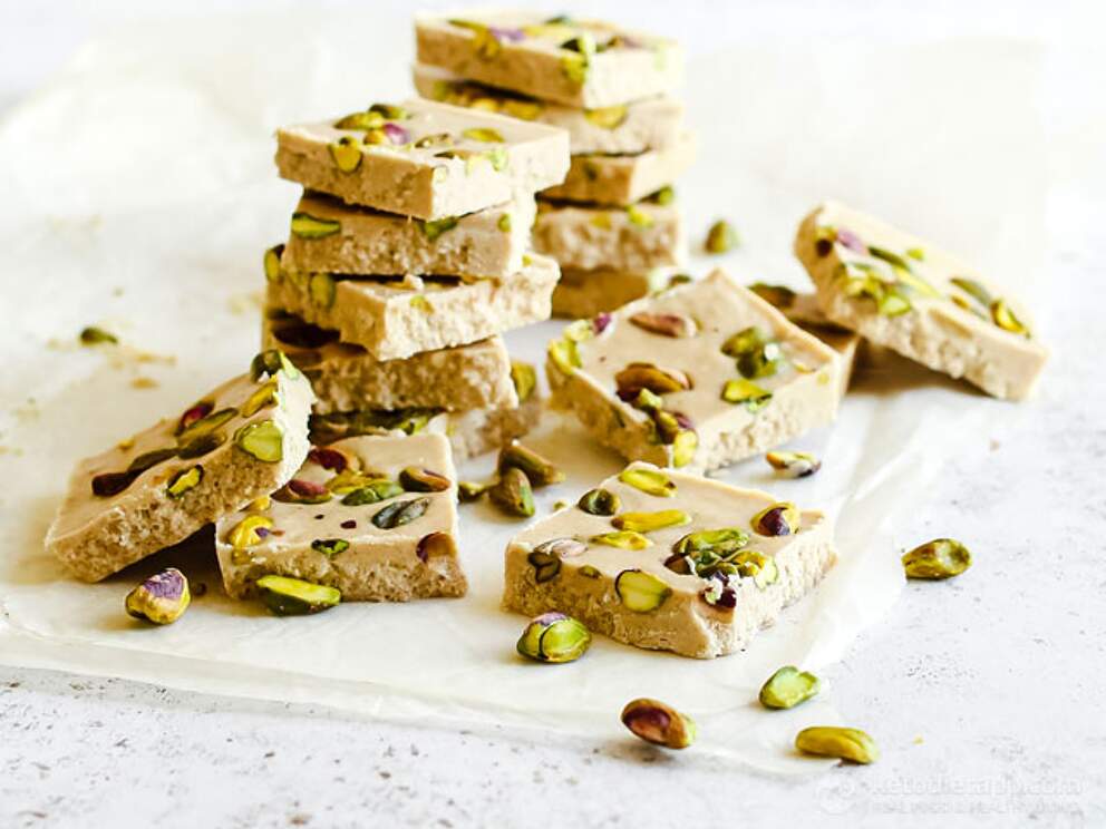HighProtein Keto Pistachio Halva KetoDiet Blog
