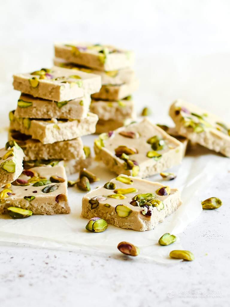HighProtein Keto Pistachio Halva KetoDiet Blog