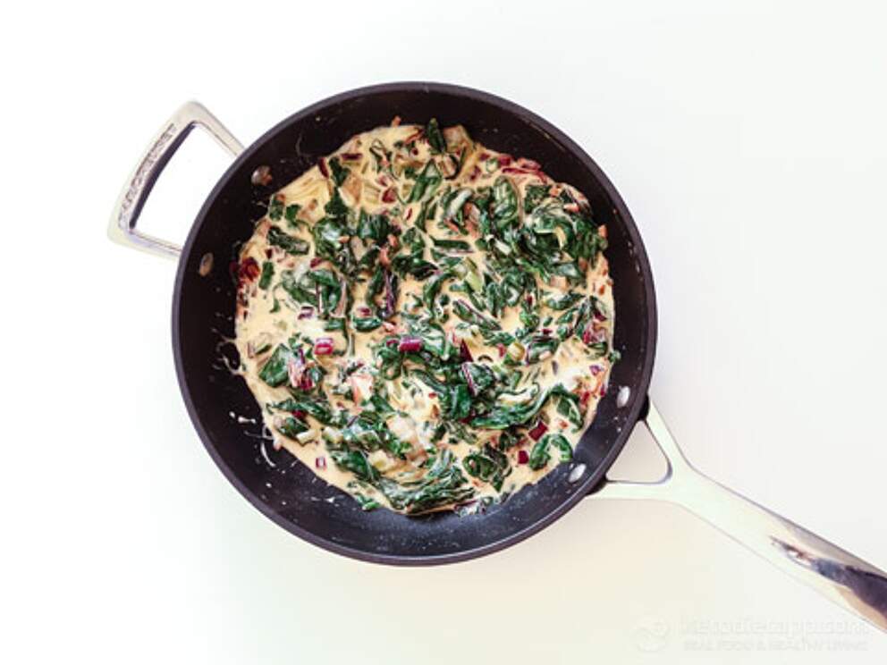 Creamy Eggs with Gruyere Cheese KetoDiet Blog