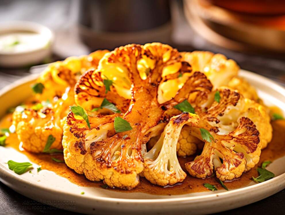 The Perfect Cauliflower Steak (Plus 15 Flavor Variations) KetoDiet Blog