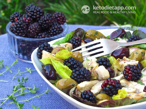 Grilled Chicken & Blackberry Salad Grilled Chicken & Blackberry Salad