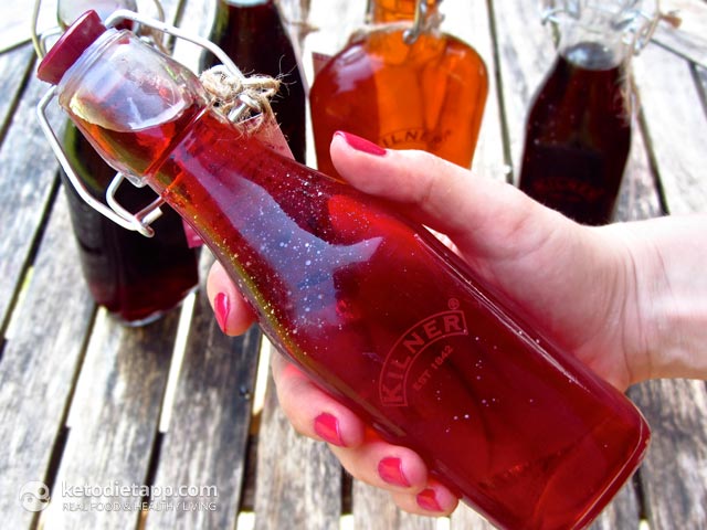 homemade fruit vinegar (sugar-free)