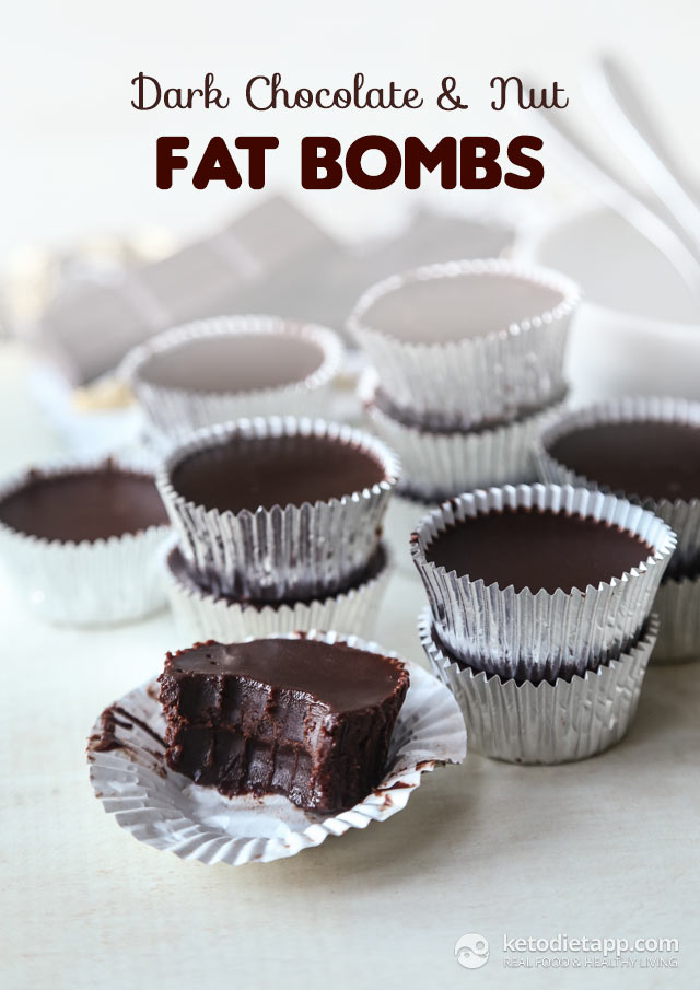 Creamy Keto Dark Chocolate Cups