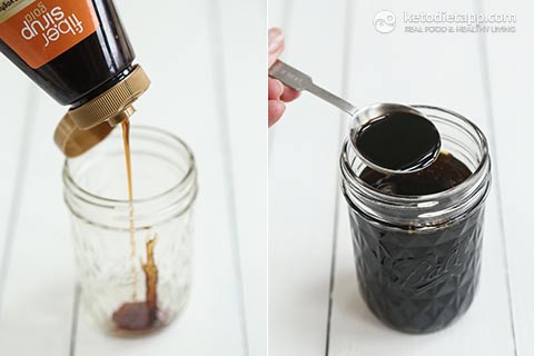 Homemade Sugar-Free Maple Flavored Syrup