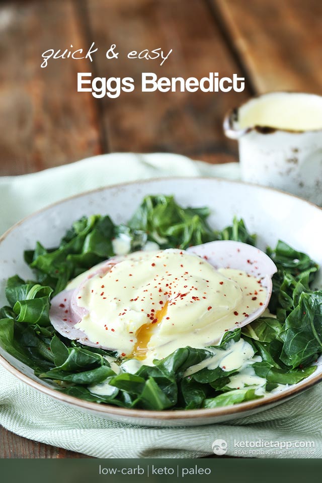 Quick & Easy Keto Eggs Benedict The KetoDiet Blog