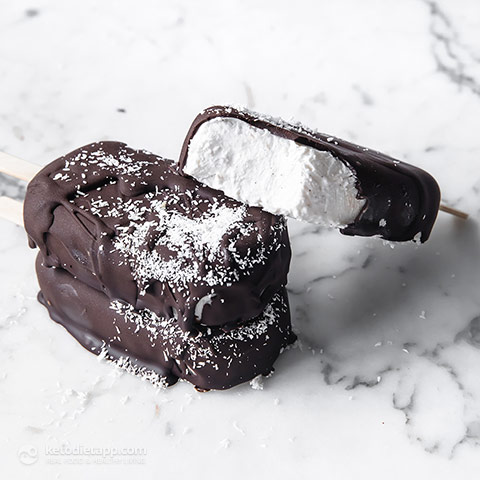 Keto Coyo Vanilla Popsicles (low-carb, paleo, vegan) Keto Coyo Vanilla Popsicles