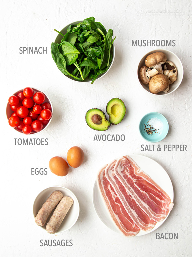 Easy Full English Keto Breakfast