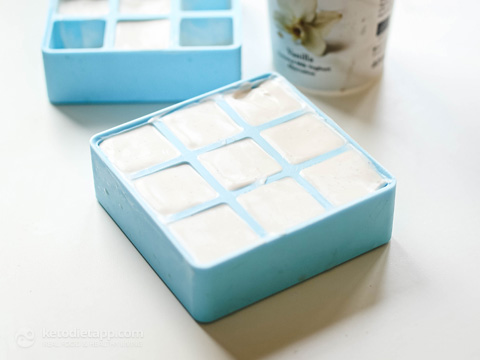 No Churn Keto Frozen Coconut Yogurt