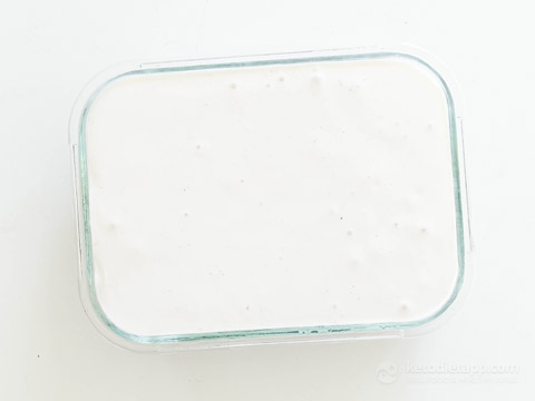 No Churn Keto Frozen Coconut Yogurt