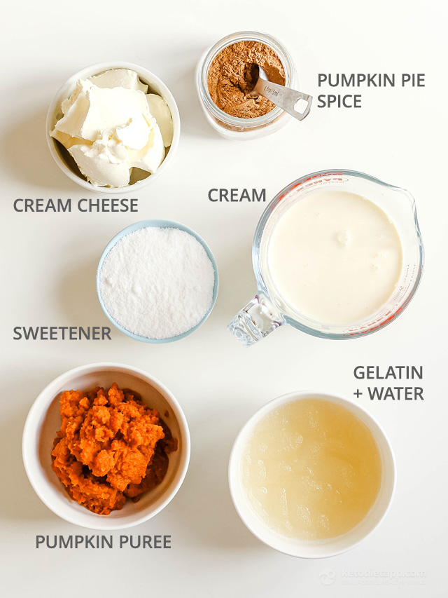No Bake Keto Pumpkin Cheesecake