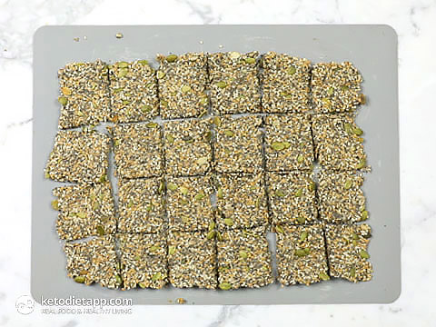 Crispy Multiseed Keto Crackers