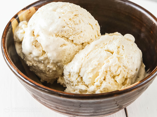 No-Churn Vanilla Keto Ice Cream