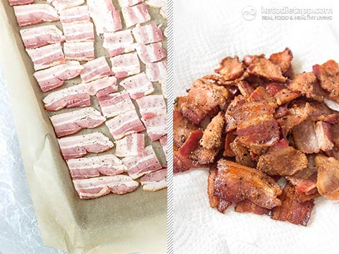 Keto Breakfast Casserole with Bacon & Eggs (low-carb, gluten-free) Keto Breakfast Casserole with Bacon & Eggs