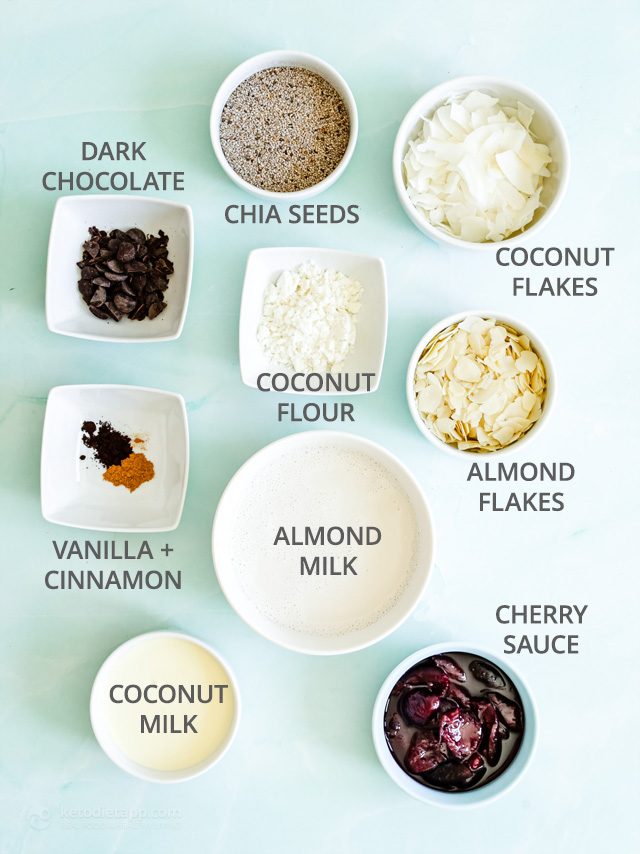 Low-Carb Chocolate & Cherry Porridge