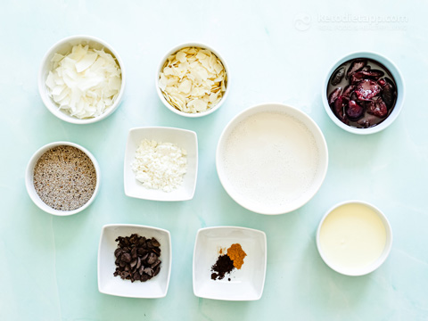 Low-Carb Chocolate & Cherry Porridge