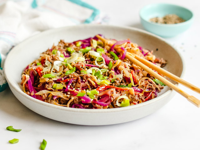 Keto Crack Slaw - Egg Roll in a Bowl