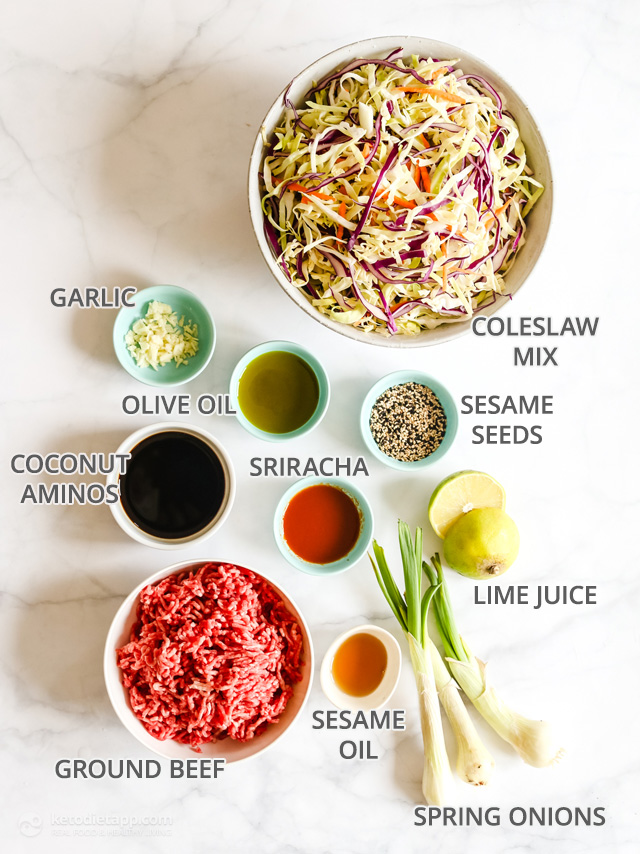 Keto Crack Slaw - Egg Roll in a Bowl
