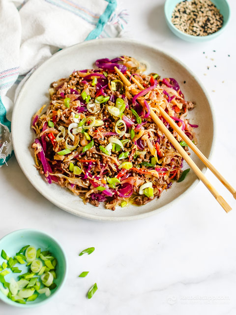 Keto Crack Slaw - Egg Roll in a Bowl